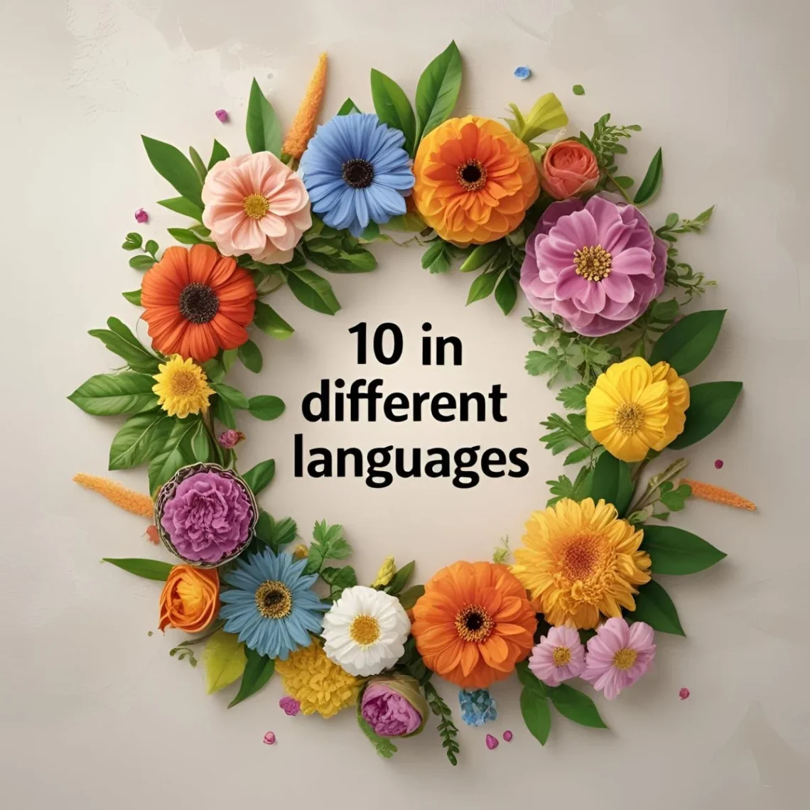 10 in different languages