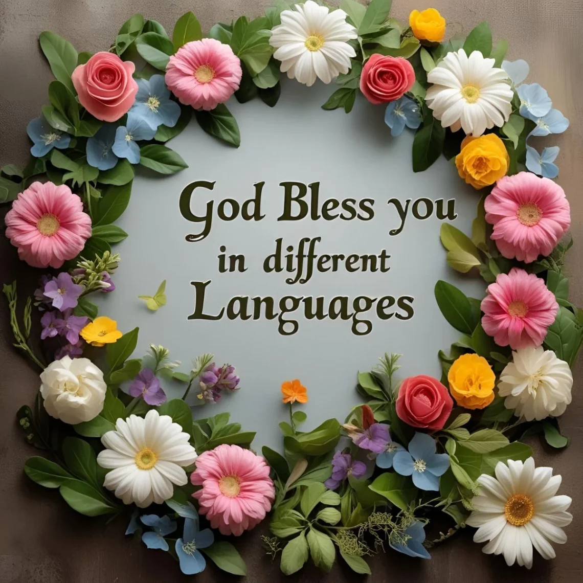 god bless you in different languages
