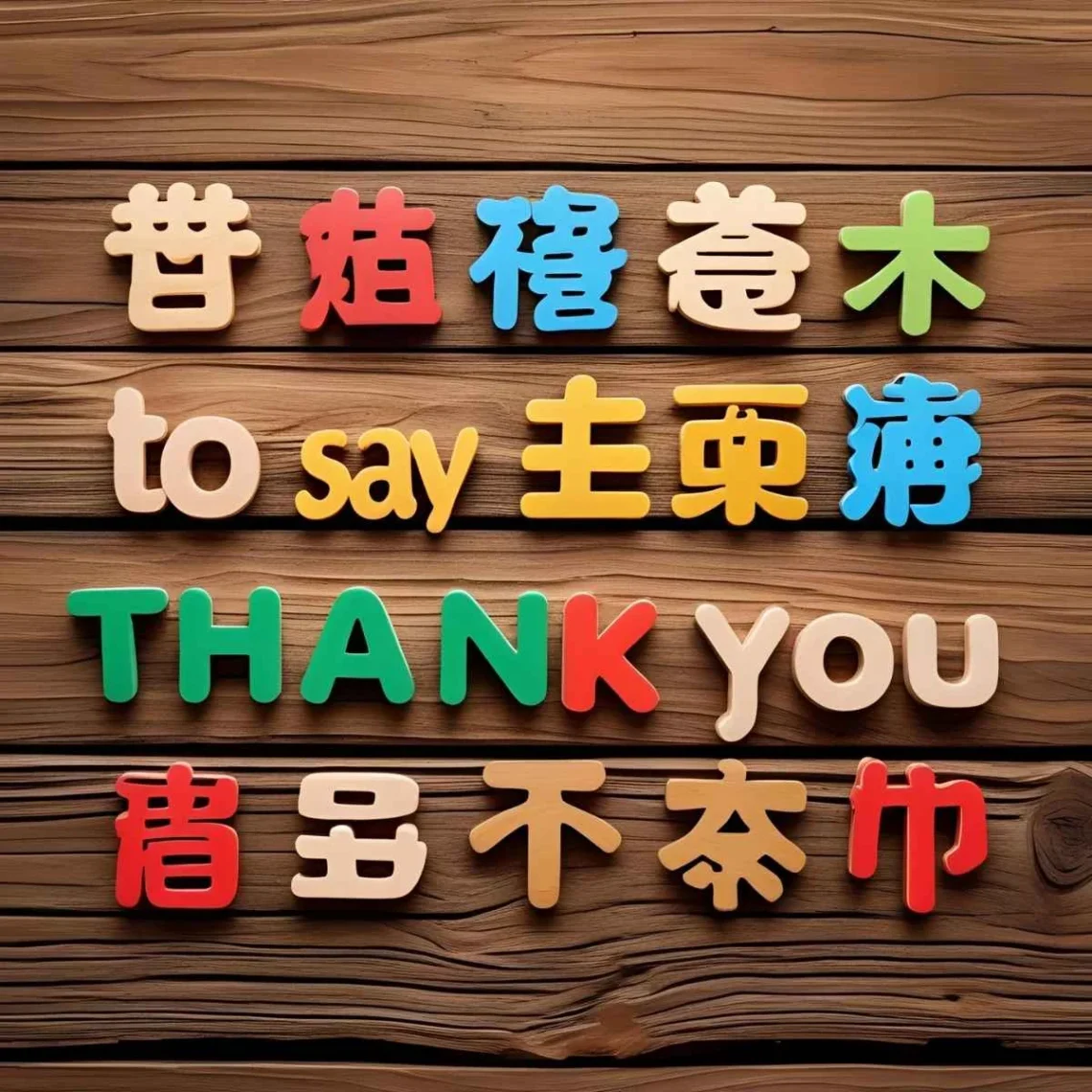 different ways to say thank you in different languages