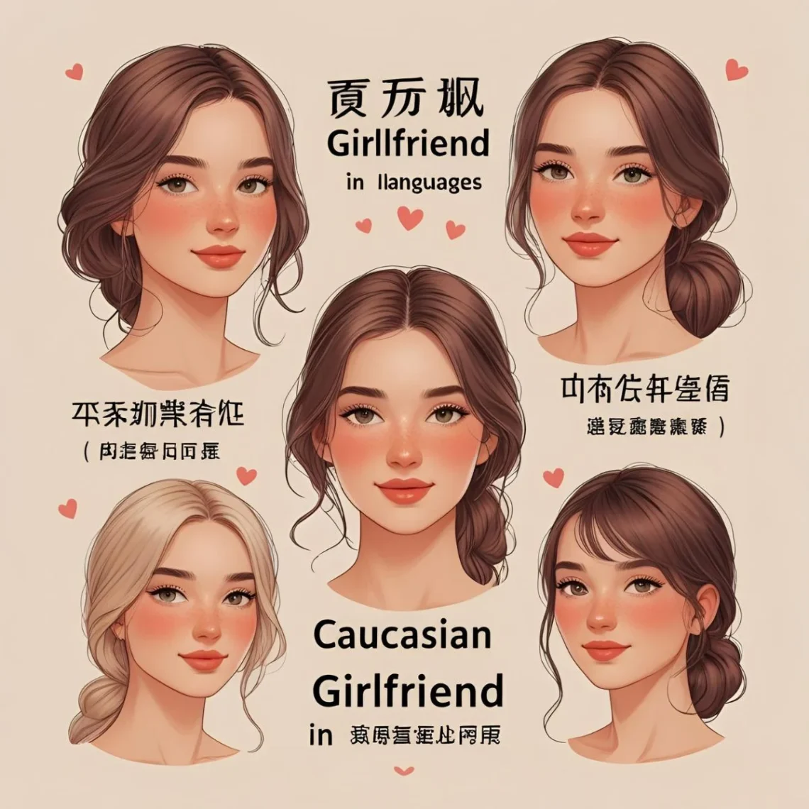 girlfriend in different languages