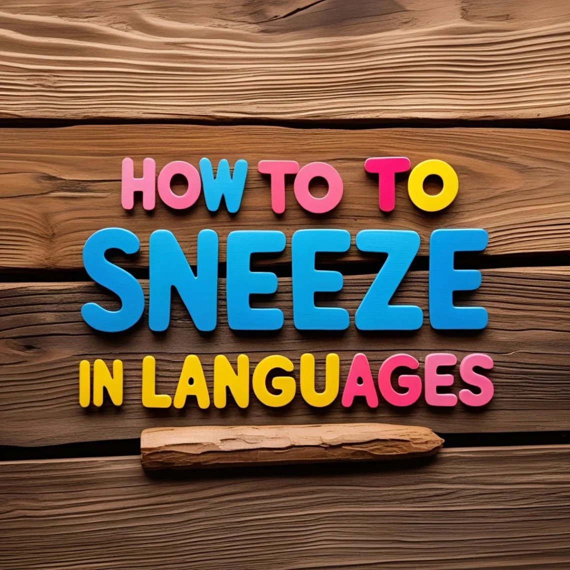 How to Sneeze