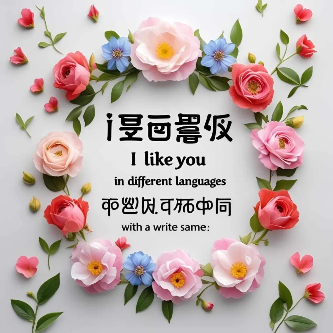 i like you in different languages