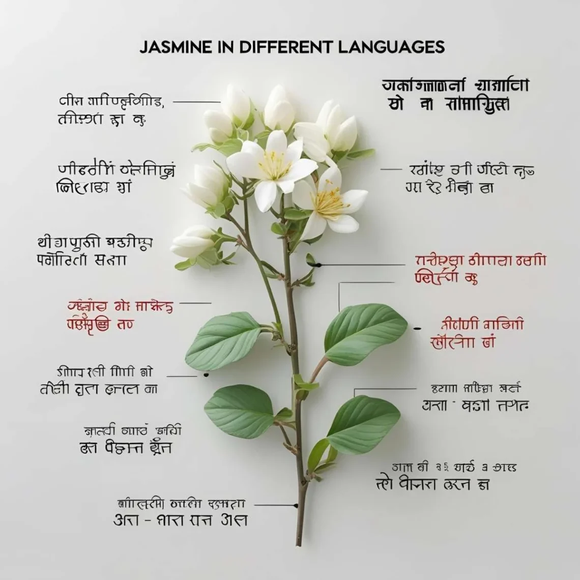 jasmine in different languages
