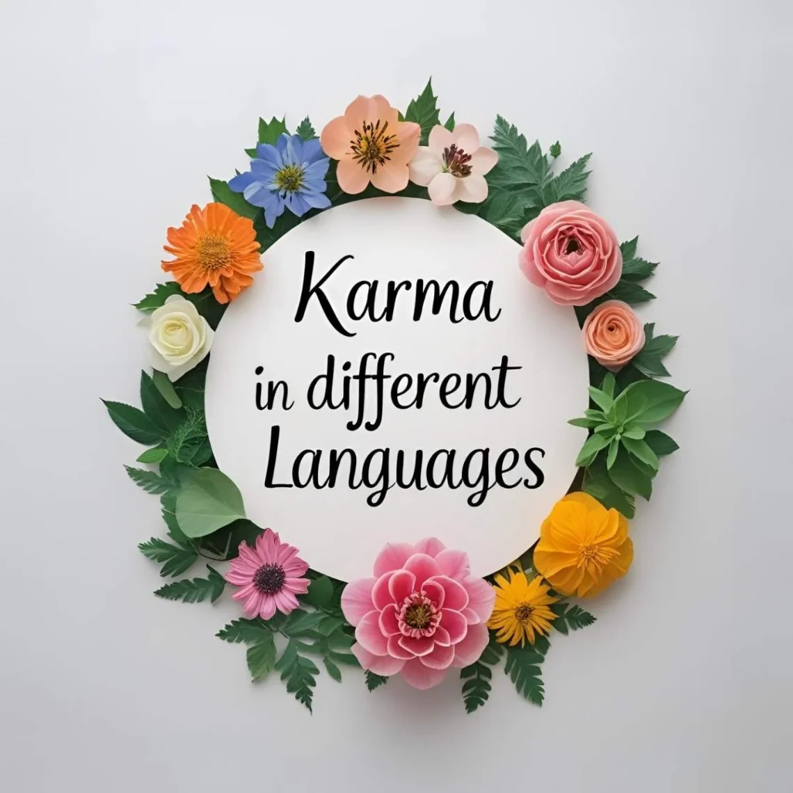 karma in different languages