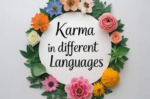 karma in different languages