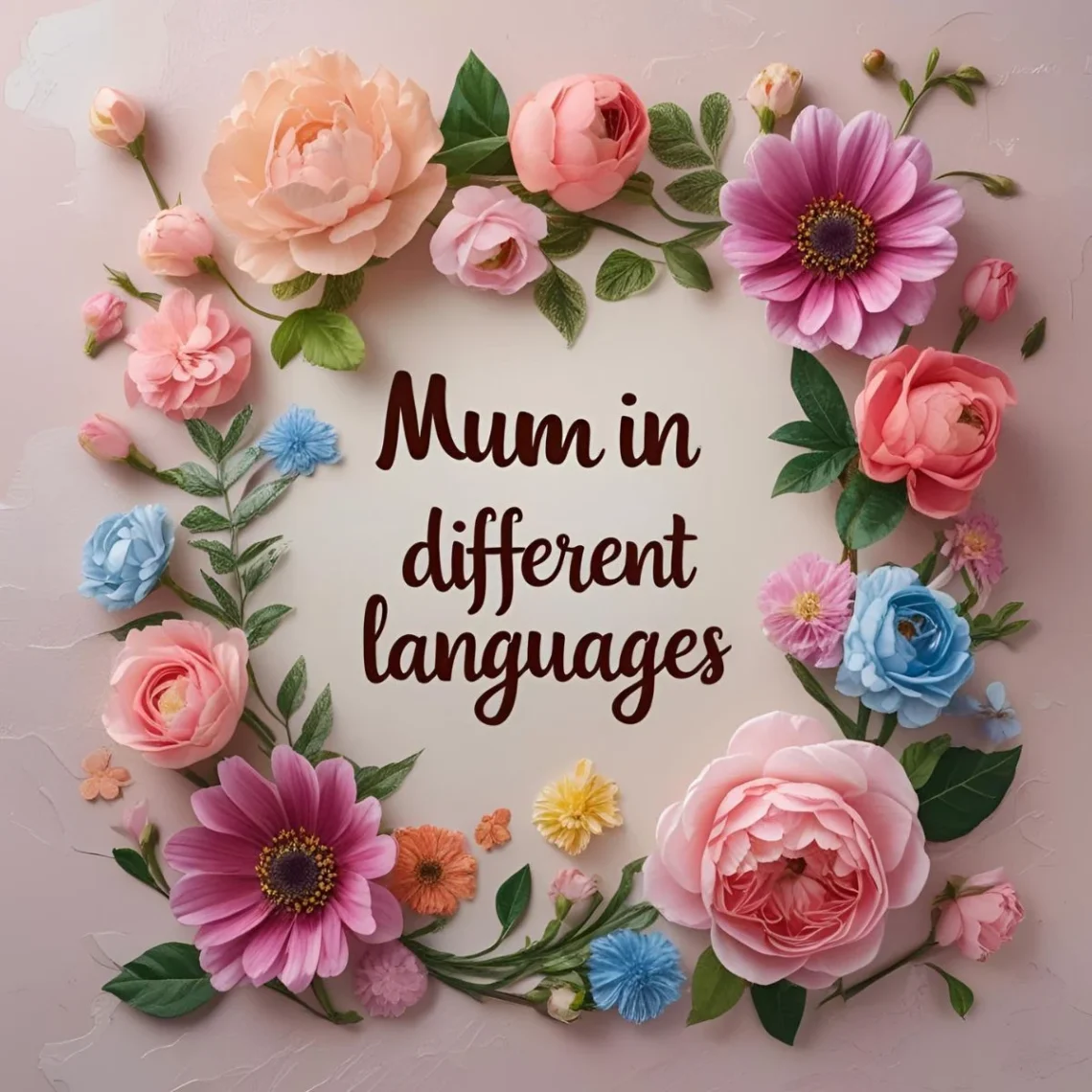 mum in different languages