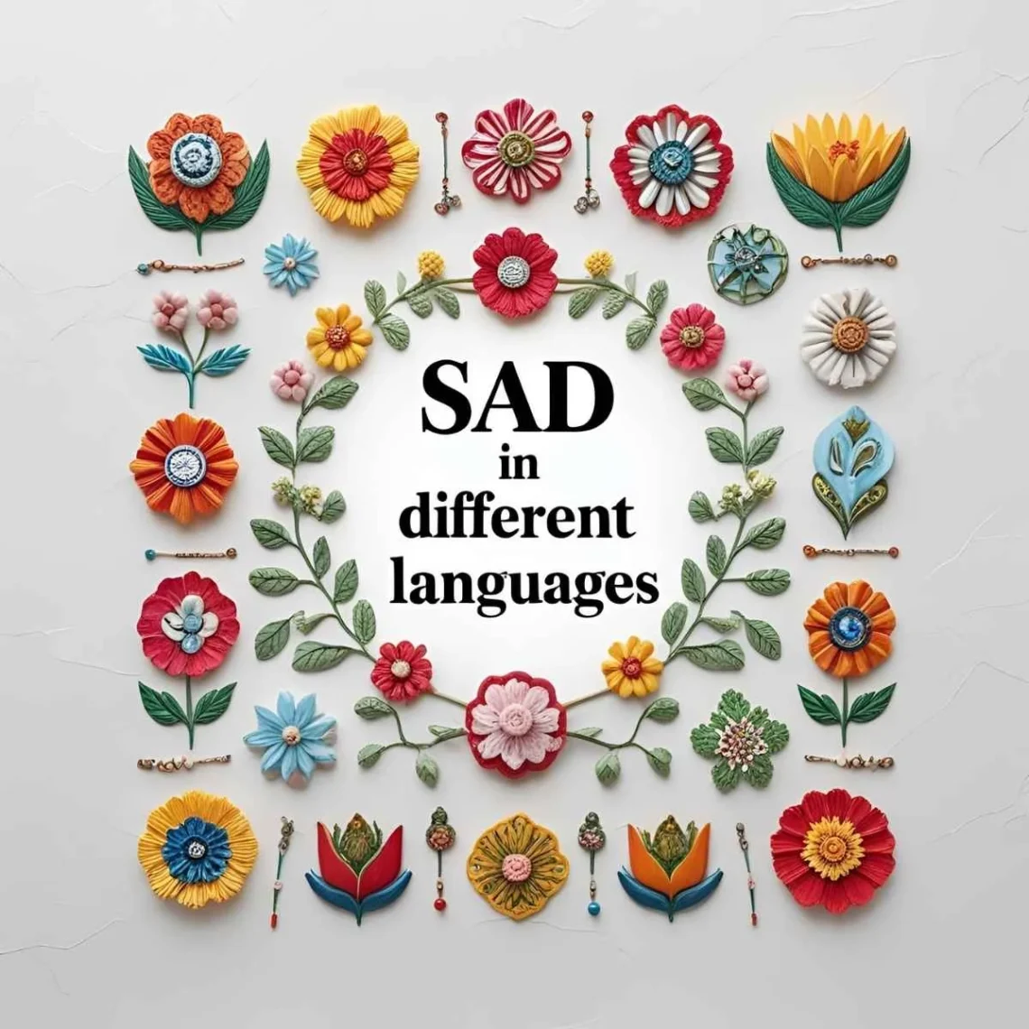 sad in different languages