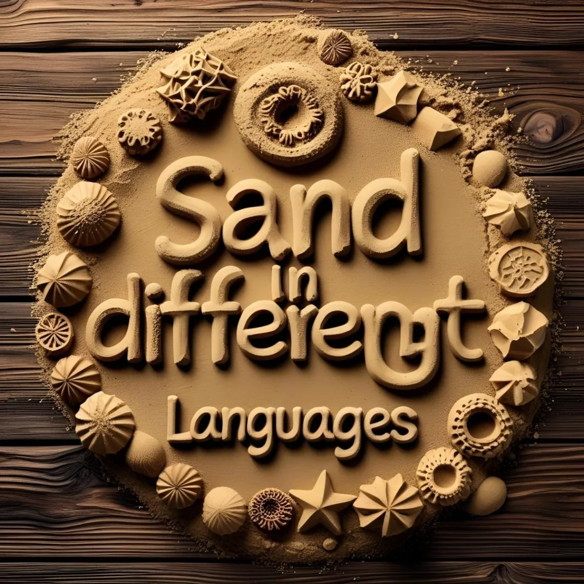 sand in different languages