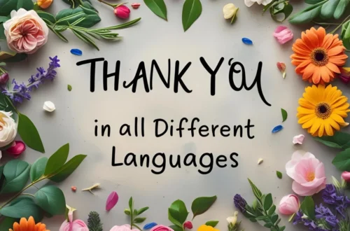 thank you in all different languages