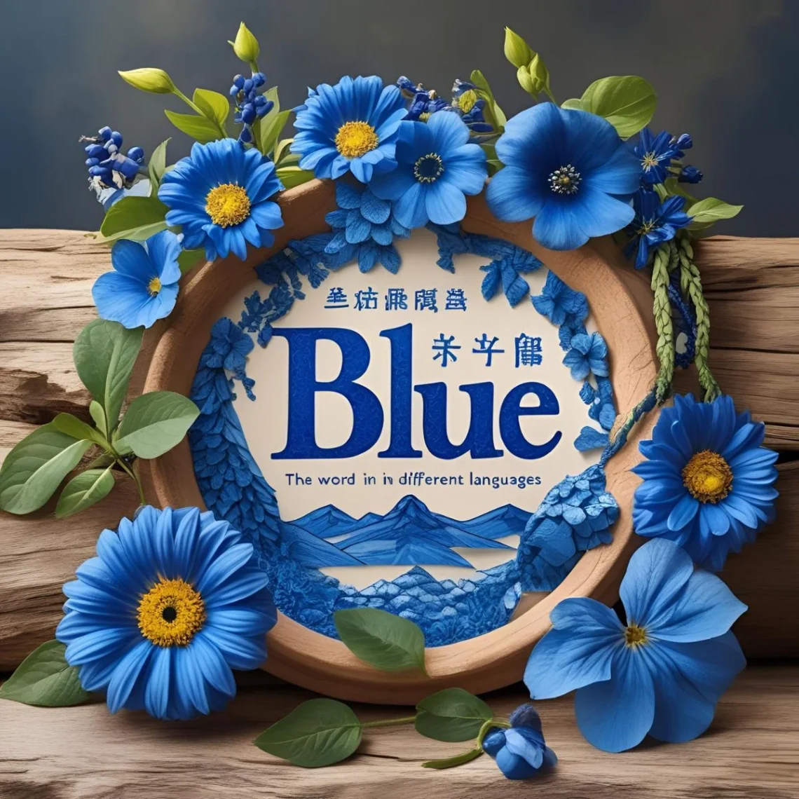 the word blue in different languages
