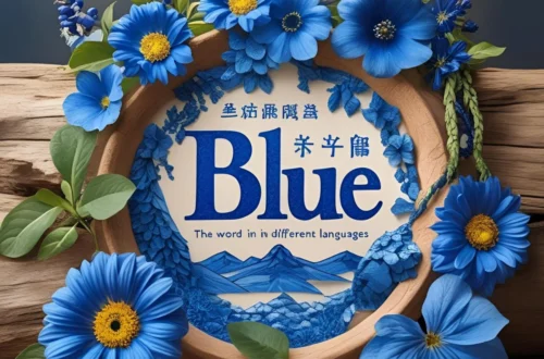 the word blue in different languages