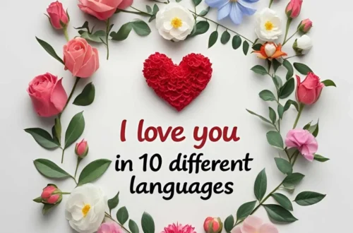i love you in 10 different languages