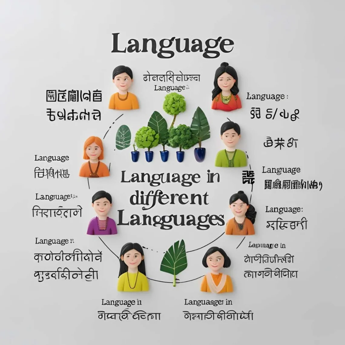 language in different languages