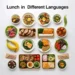 lunch in different languages