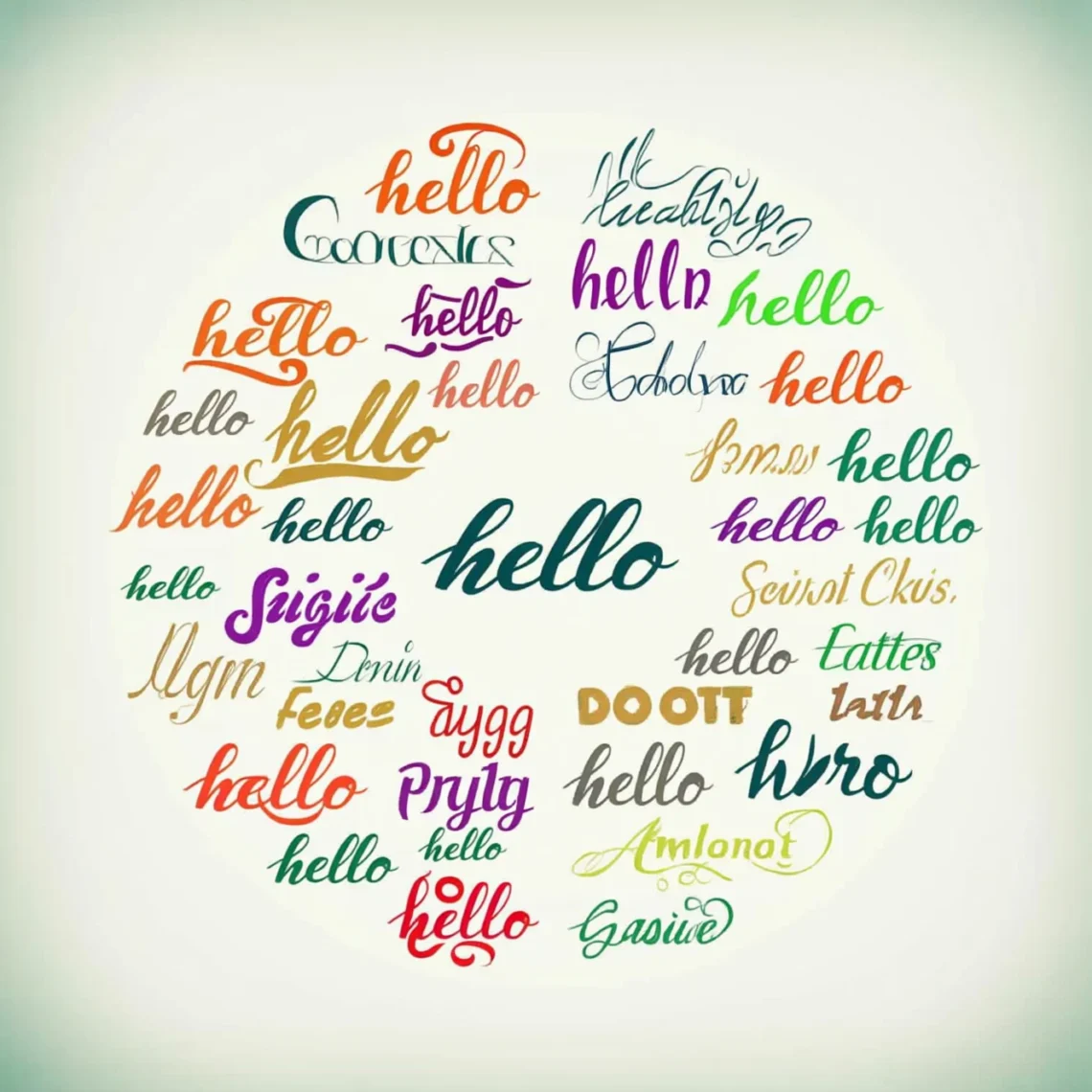 hello in 20 different languages