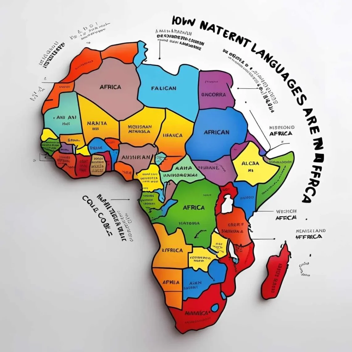 how many different languages are in africa