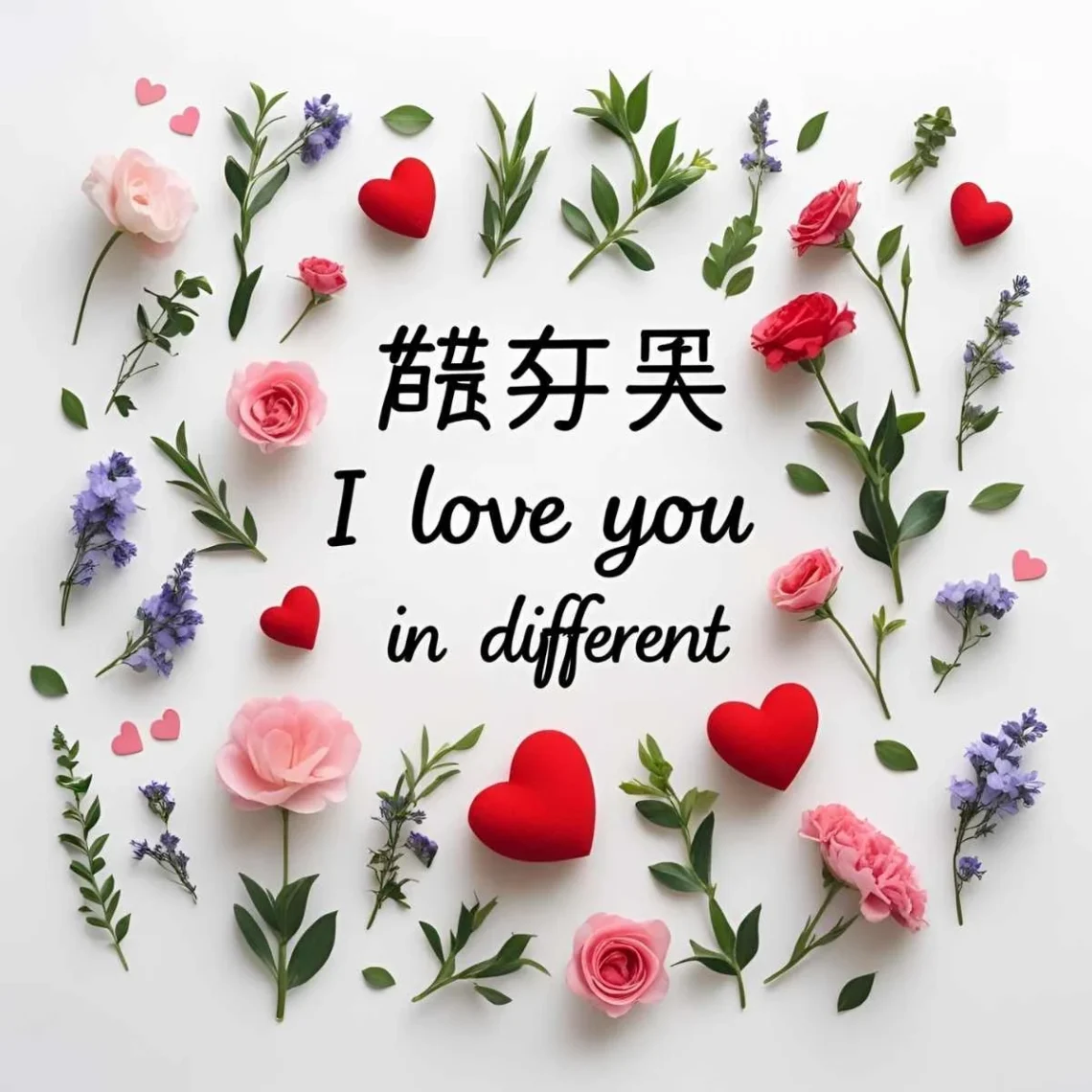 saying i love you in different languages
