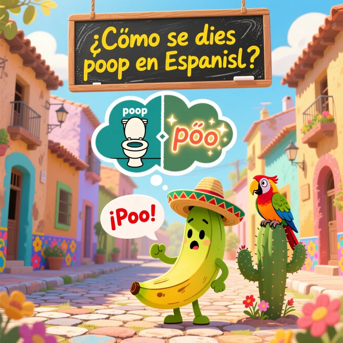 how do you say poop in spanish