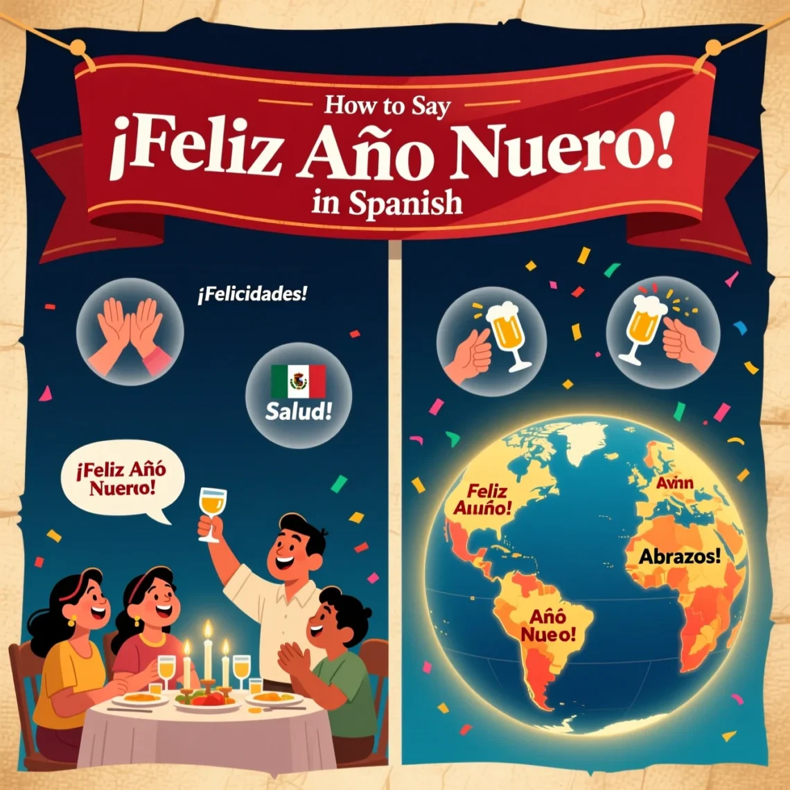how to say happy new year in spanish