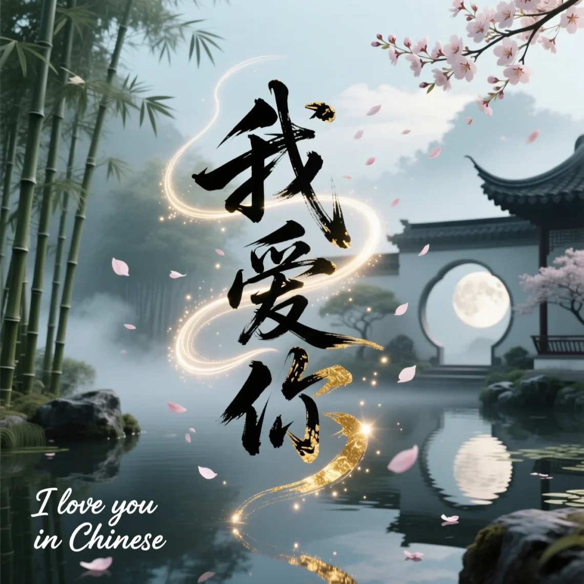 how to say i love you in chinese