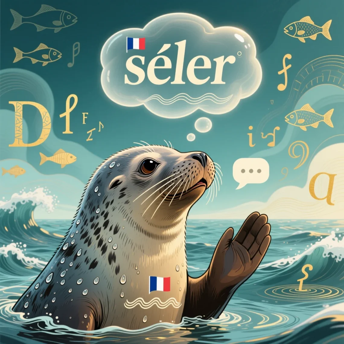 how to say seal in french