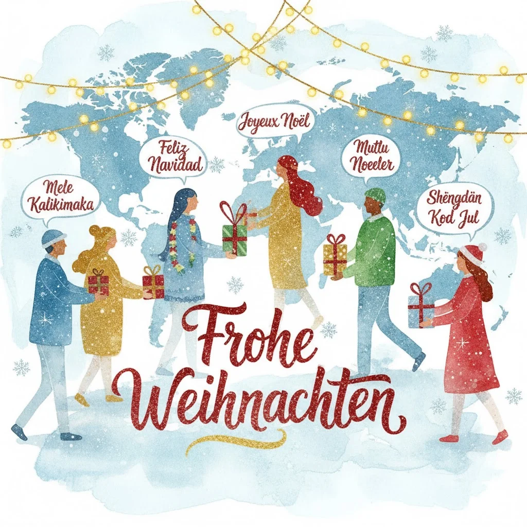 how do you say merry christmas in german