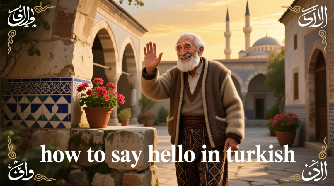 how to say hello in turkish