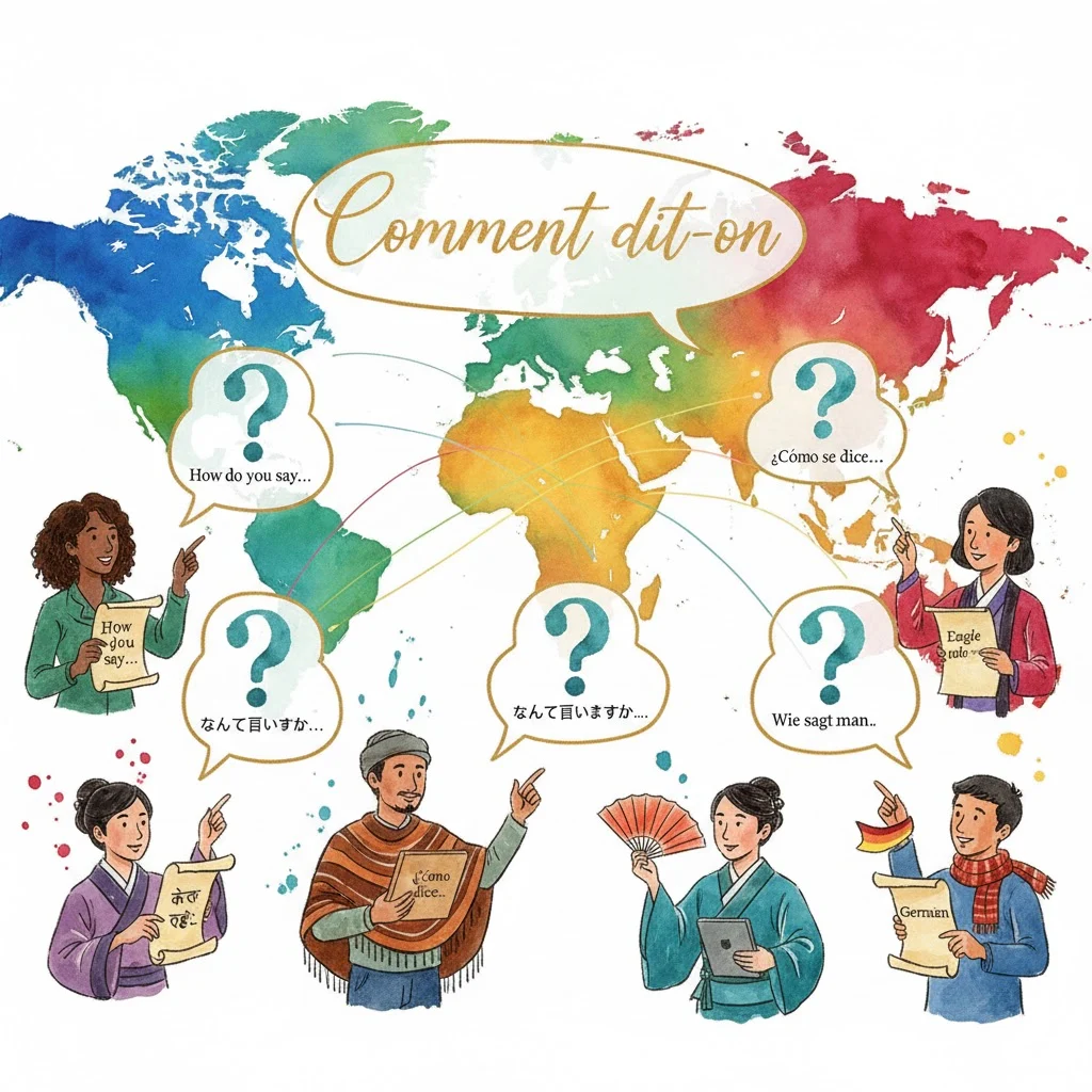 how to say in french