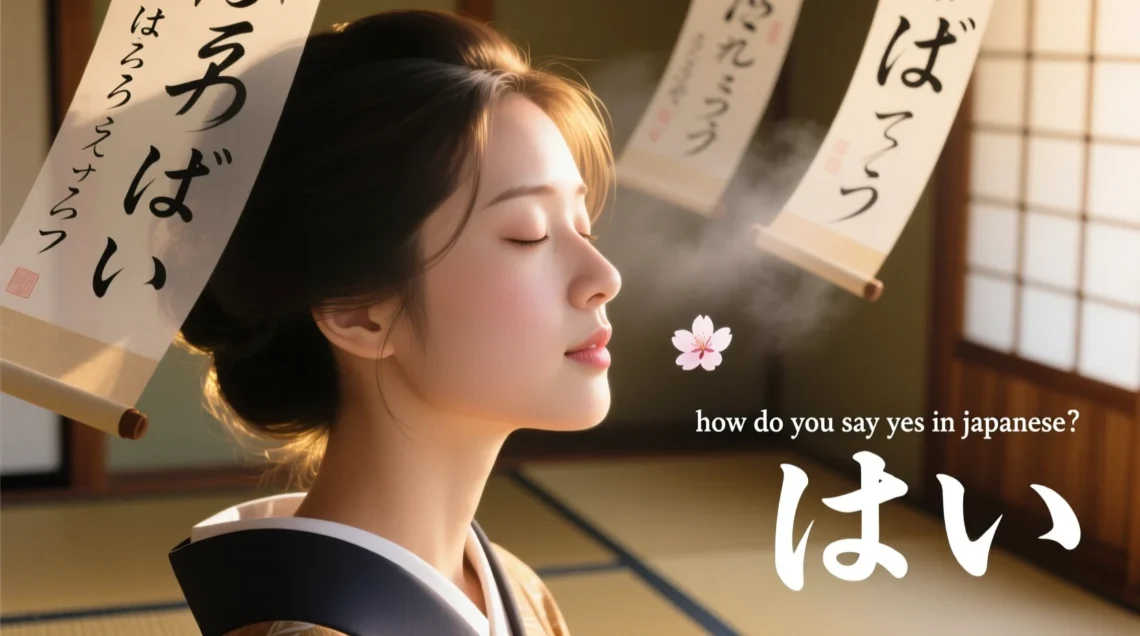 how do you say yes in japanese