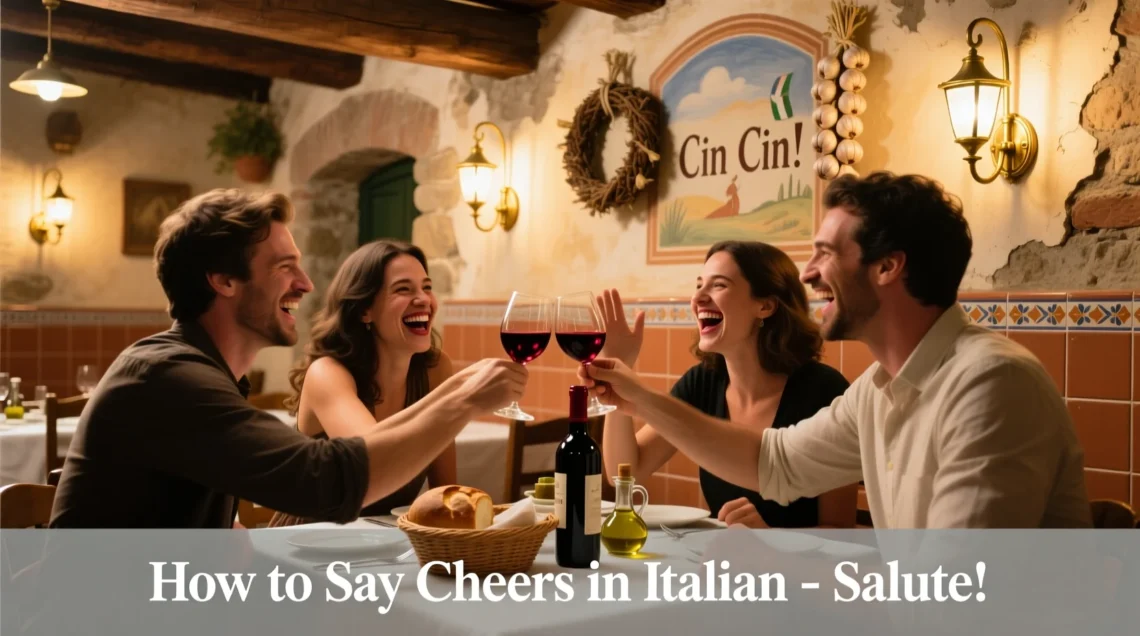 how to say cheers in italian