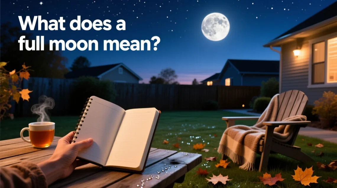 what does a full moon mean