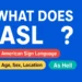 what does asl mean