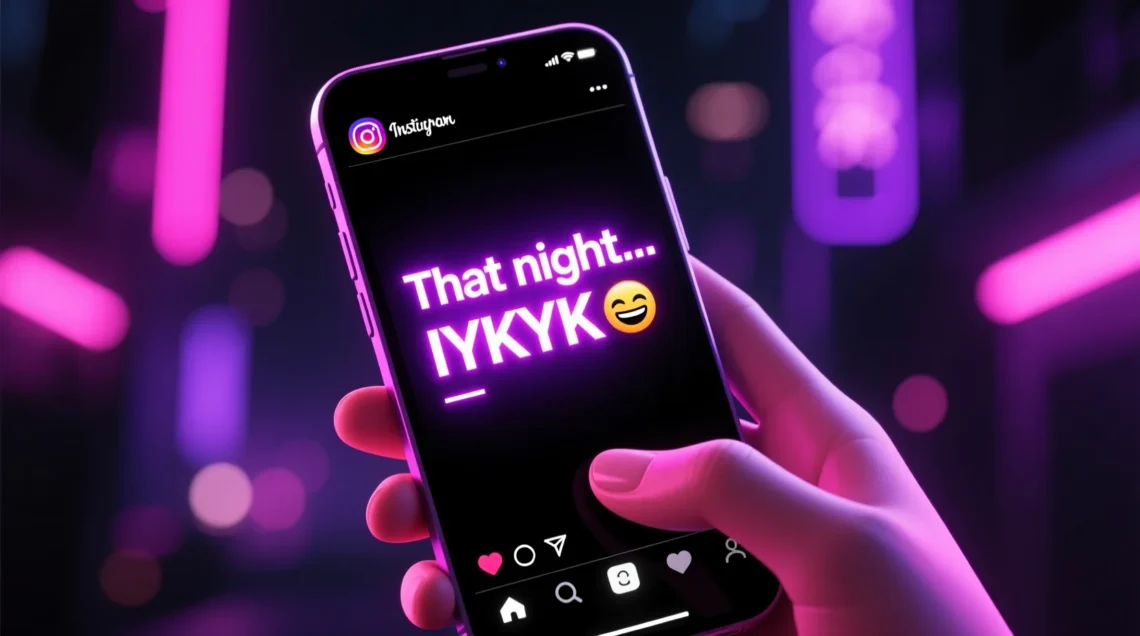 what does iykyk mean