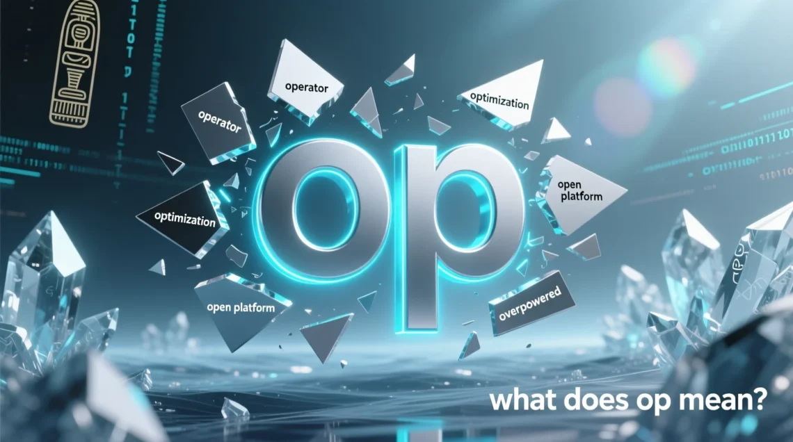what does op mean