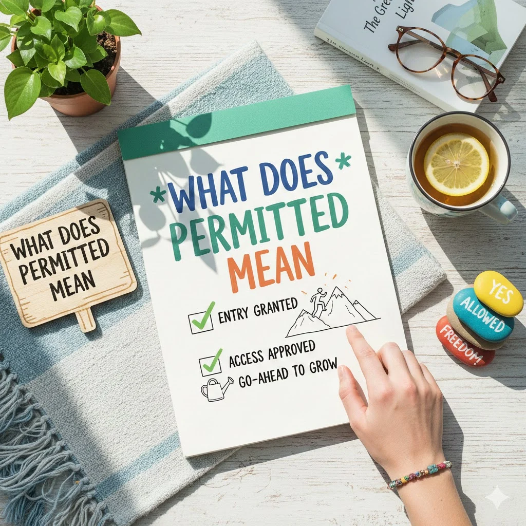 what does permitted mean