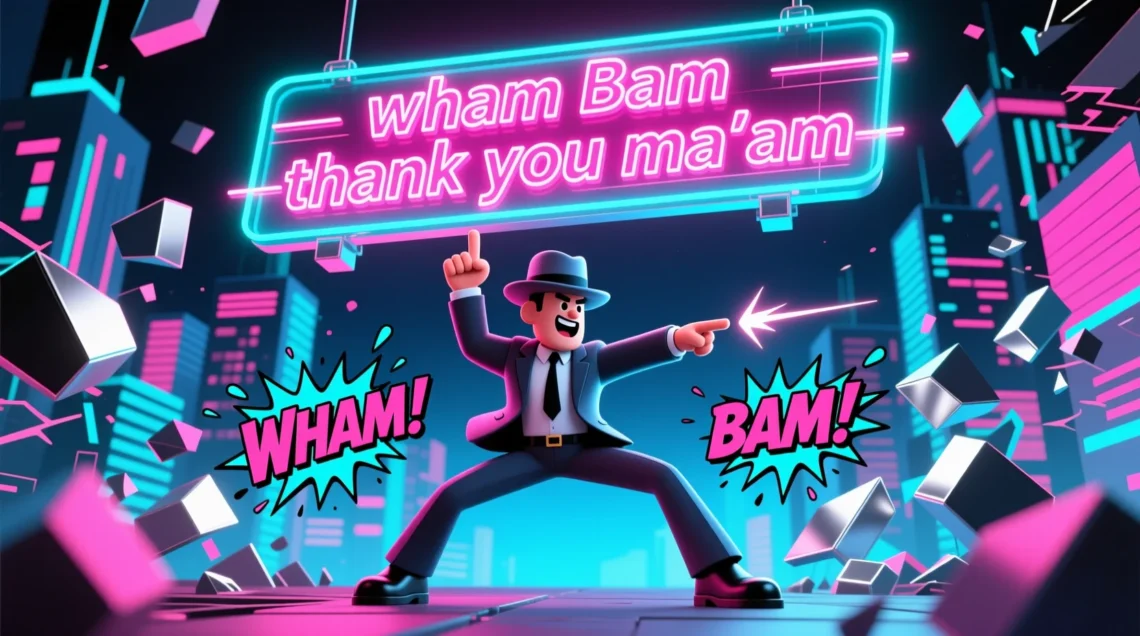 what does wham bam thank you ma'am mean