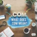what does .com mean