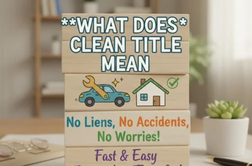 what does clean title mean