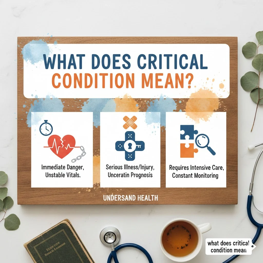 what does critical condition mean