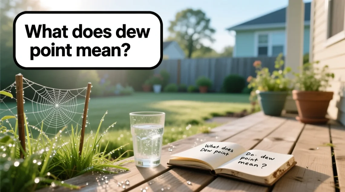 what does dew point mean