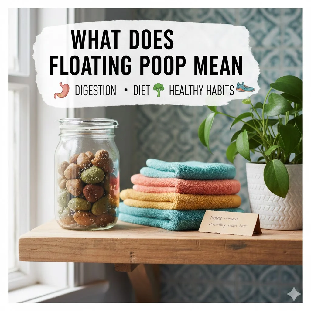 what does floating poop mean