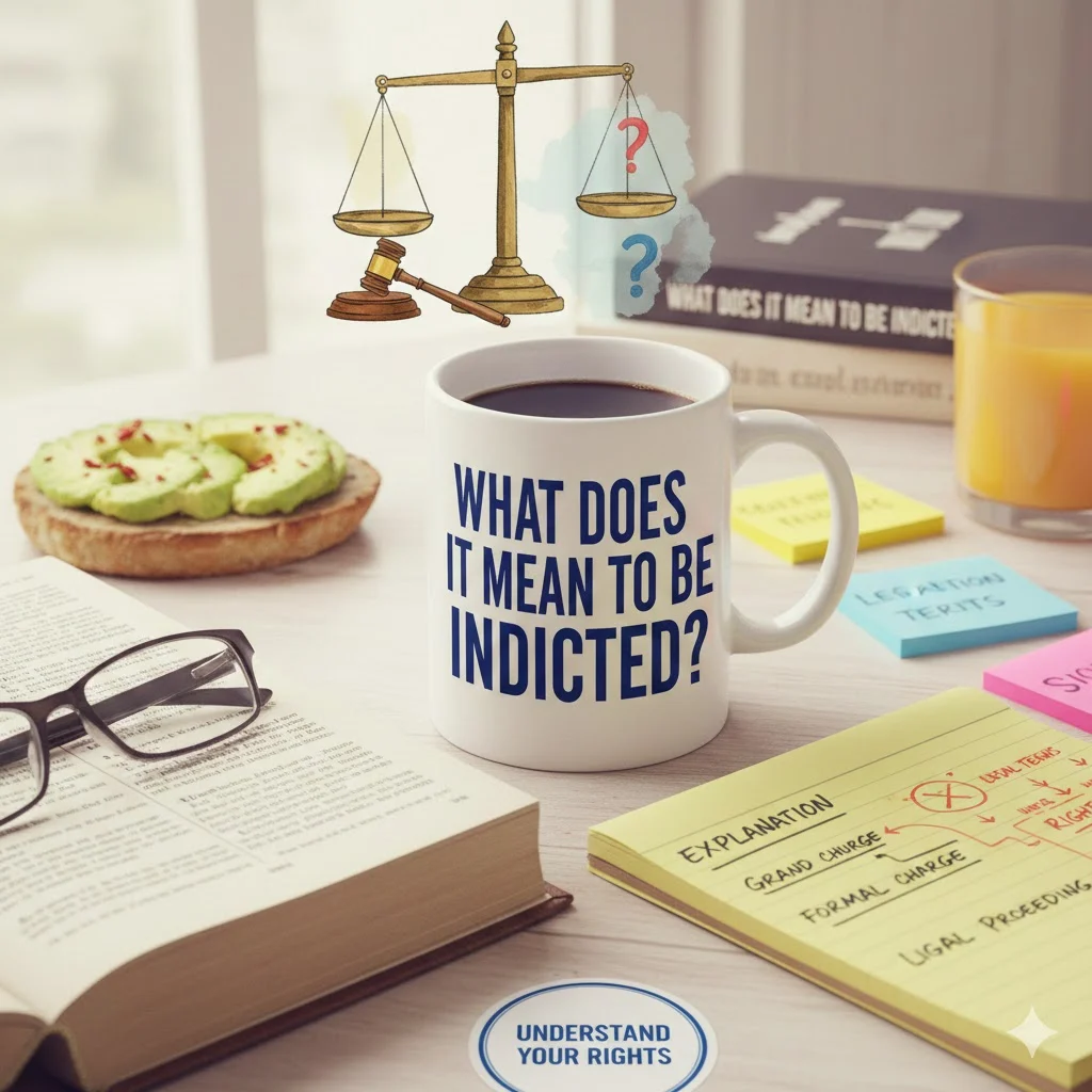 what does it mean to be indicted