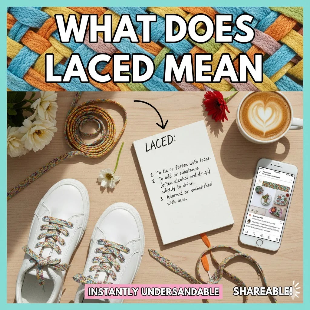 what does laced mean