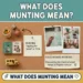 what does munting mean