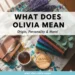 what does olivia mean