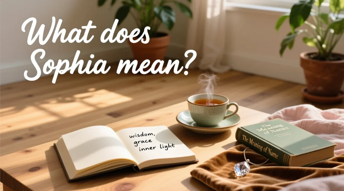 what does sophia mean